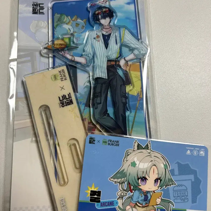 [BUNJANG] Enfield Frank Burger Camus Acrylic Stand / 배송비 포함)엔드필드 프랭크버거 카뮤 아크릴 스탠드