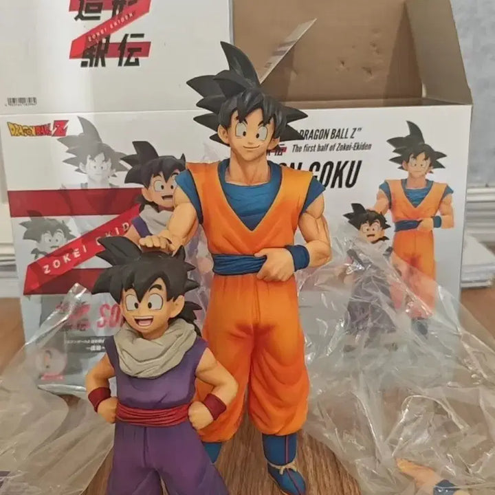 [BUNJANG] Dragon Ball Zokei Rekketsu Goku &amp; Gohan Father and Son Figure Set / 드래곤볼 조형역전 손오공 손오반 부자 피규어