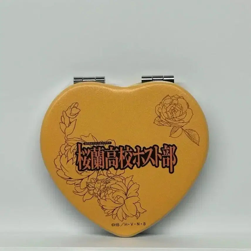 [BUNJANG] Ouran High School Host Club Hikaru Kaoru Double-Sided Heart Compact Mirror / [최종가격]오란고교 호스트부 사교클럽 히카루 카오루 하트 양면 거울 컴팩트 미러