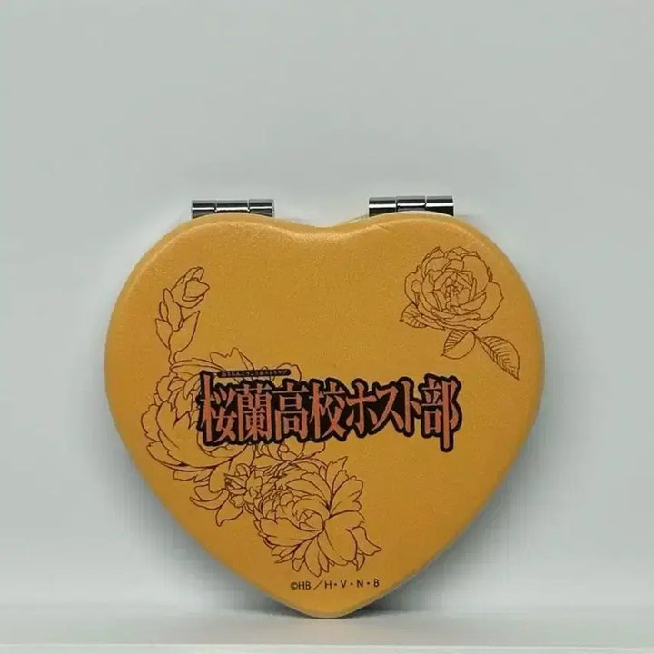 [BUNJANG] Ouran High School Host Club Hikaru Kaoru Double-Sided Heart Compact Mirror / 오란고교 호스트부 사교클럽 히카루 카오루 하트 양면 거울 컴팩트 미러