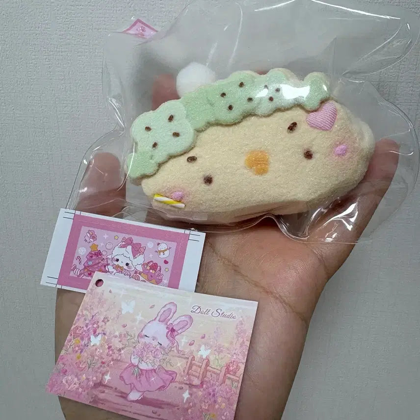 [BUNJANG] Doll Studio Four-Leaf Clover Chick Handmade Plush / 수제말랑이 doll studio 네잎클로버 병아리 팝니다.