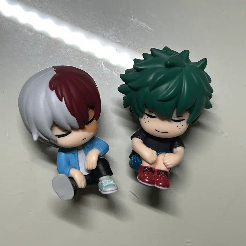 [BUNJANG] My Hero Academia Izuku Midoriya Shoto Todoroki "Shoulder Hug" Gacha Figure / (일괄) 나의 히어로 아카데미아 미도리야 토도로키 쇼토 어깨쿵 피규어 가챠