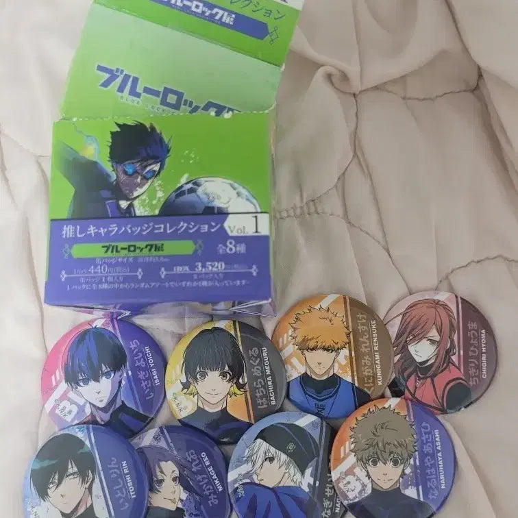 [BUNJANG] Blue Lock Character Badges Bundle Set / (일주일만)블루록 캔뱃지 일괄양도
