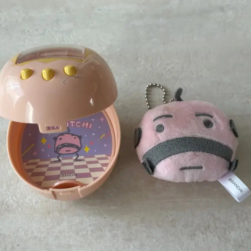 [BUNJANG] Tamagotchi Oyajitchi Carry Case &amp; Doll Set / 다마고치 오야지치 캐리케이스 인형 세트