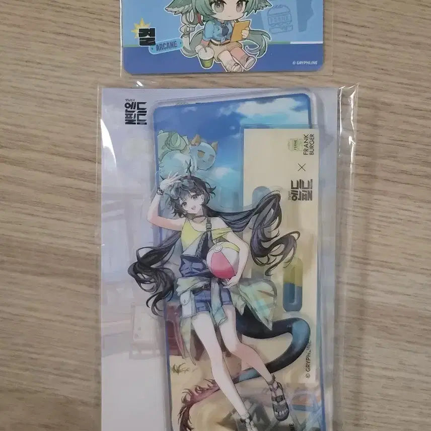 [BUNJANG] Jin Cheon-woo Acrylic Stand + Gyeol Coupon Frank Burger Endfield / 진천우 아크릴 스탠드+결 쿠폰 프랭크버거 엔드필드