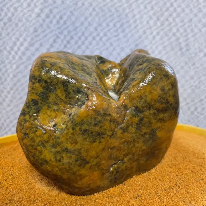 [BUNJANG] Sunchang Tiger Pattern Lake Landscape Stone / 순창호피 /  황칼라 호수 산수경
