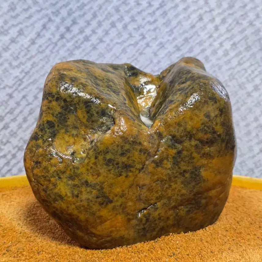 [BUNJANG] Sunchang Tiger Pattern Lake Landscape Stone / 순창호피 /  황칼라 호수 산수경
