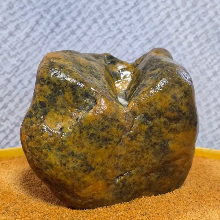 [BUNJANG] Sunchang Tiger Pattern Lake Landscape Stone / 순창호피 /  황칼라 호수 산수경