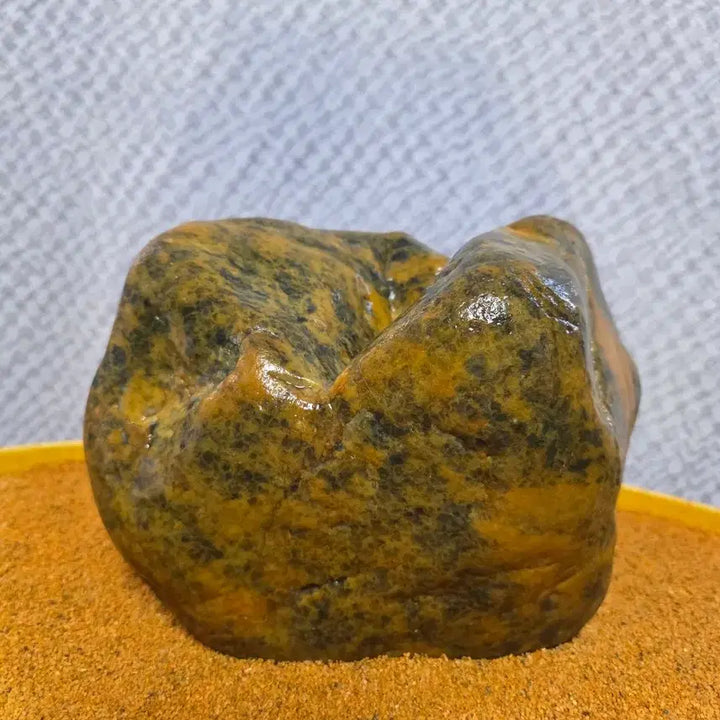 [BUNJANG] Sunchang Tiger Pattern Lake Landscape Stone / 순창호피 /  황칼라 호수 산수경