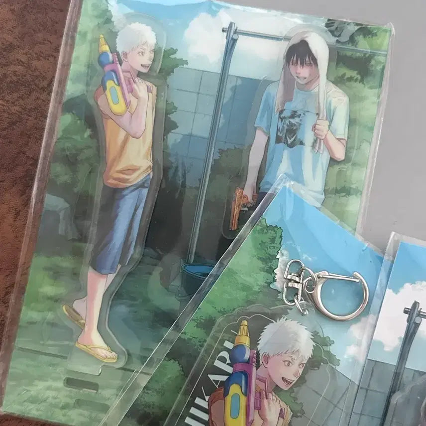 [BUNJANG] Hizukiyo Acrylic Diorama + Hikaru Yoshiki Keyring Set (Sealed) / 히죽여 아크릴 디오라마+ 히카루 요시키 키링 미개봉 일괄