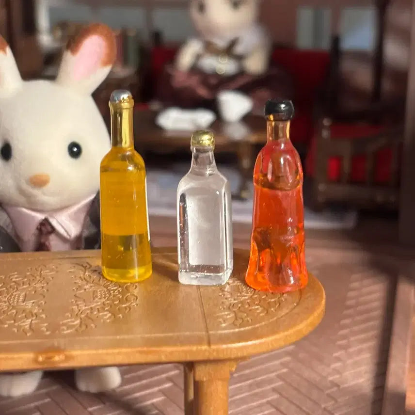 [BUNJANG] Miniature Beer &amp; Whiskey Bottle Set (3 Types) / 미니어처 맥주 위스키 술병 3종 세트