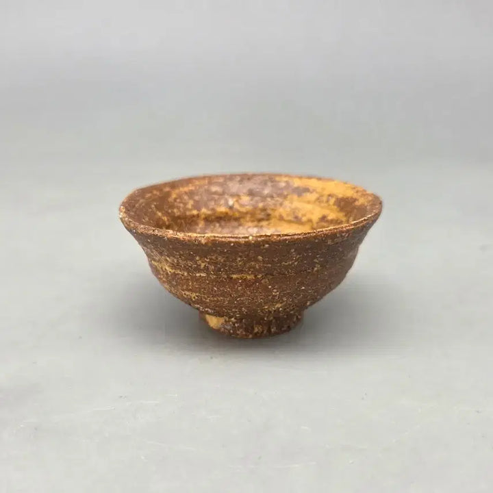 [BUNJANG] 5th Kiyomizu Rokubei Celadon Hexagonal Dot Pattern Tea Cup Set with Original Box / 골동품 차도구 진품 5대 청수육병위 잔 5인 제박스 포함