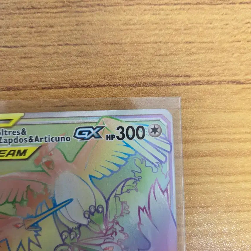 [BUNJANG] Pokemon Card Tag Team Moltres &amp; Zapdos HR - North American Edition / 포켓몬카드 태그팀 썬더 파이어 프리져 HR 북미판