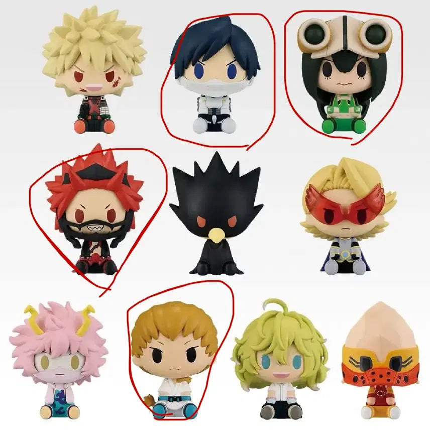 [BUNJANG] My Hero Academia Chokonoko Figures - Set F (8 Types) &amp; Set G (4 Types) Bundle / 나히아 f상 8종, g상 4종 초코노코 일괄