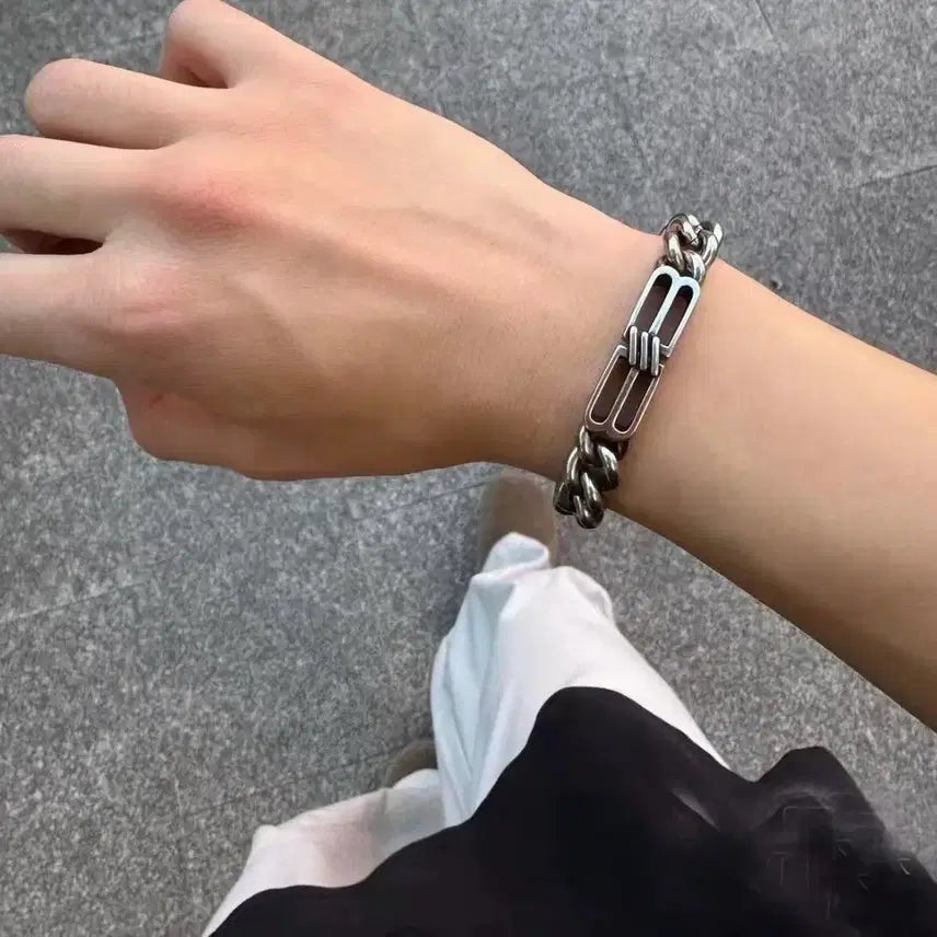 [BUNJANG] Balenciaga BB Chain Bracelet L / 발렌시아가 BB 체인 팔찌 L