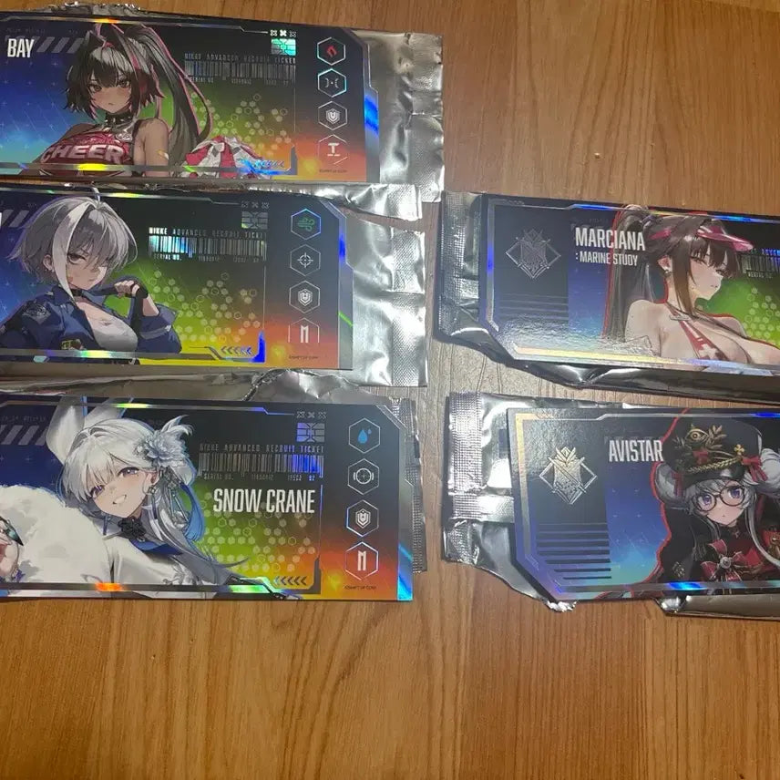 [BUNJANG] Nikke Pop-Up Ticket Bundle (Marchena, Mori, Snow Crane, etc.) / 니케 팝업 모집 티켓 일괄 (마르차나,모리,스노우크레인등등)