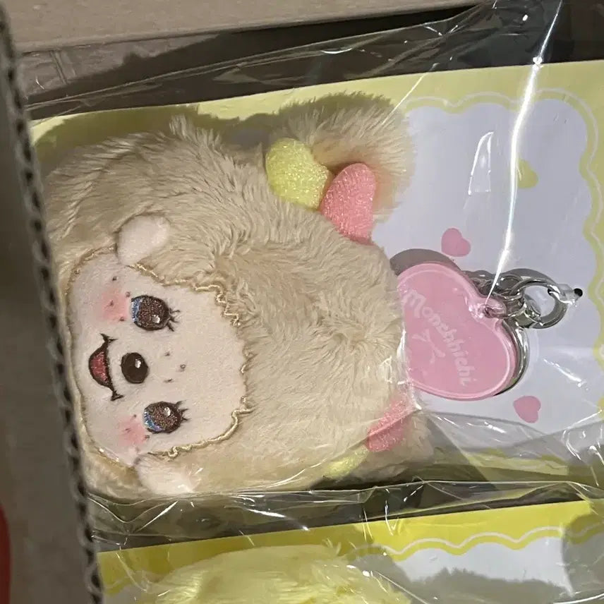 [BUNJANG] Love Happy Angel Monchhichi Girl &amp; Lemon Chimutan Set / 러브해피엔젤 신상 몬치치걸 &amp; 레몬 치무탄 세트