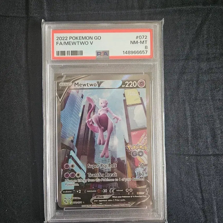 [BUNJANG] Pokemon TCG North American Mewtwo V PSA 8 Graded Card / 포켓몬카드 북미판 뮤츠 psa8