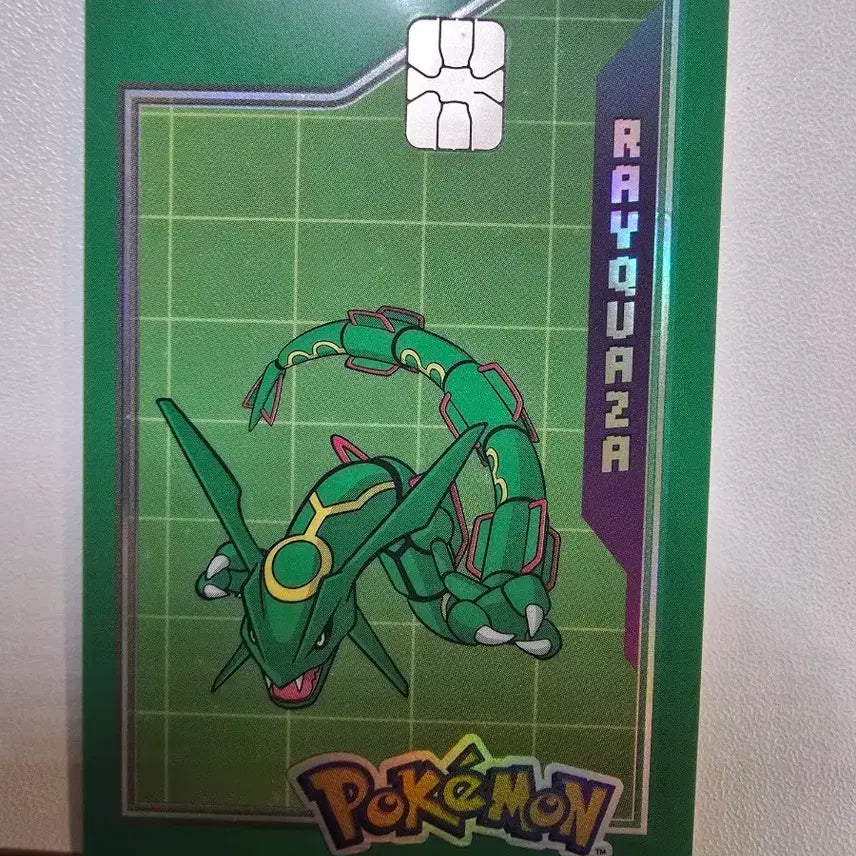 [BUNJANG] Pokemon 30th Anniversary Limited Edition Rayquaza Izle Transportation Card / 레쿠쟈 포켓몬 30주년 한정판 이즐 교통카드