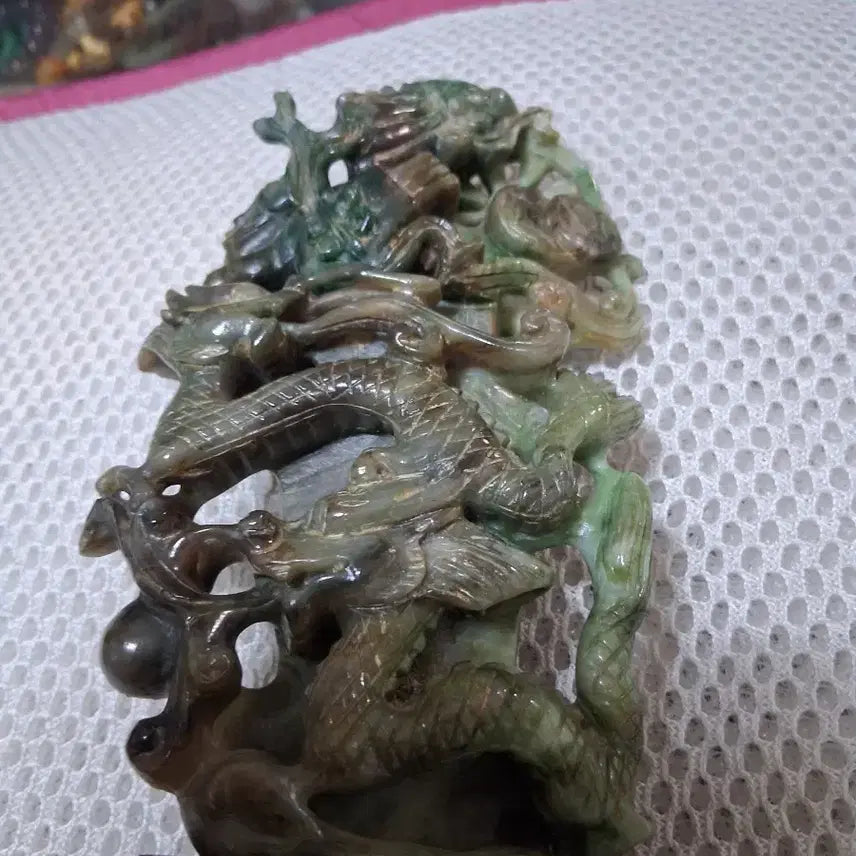[BUNJANG] Jade Dragon Sculpture / 옥 조각품/벽옥/ 비취옥