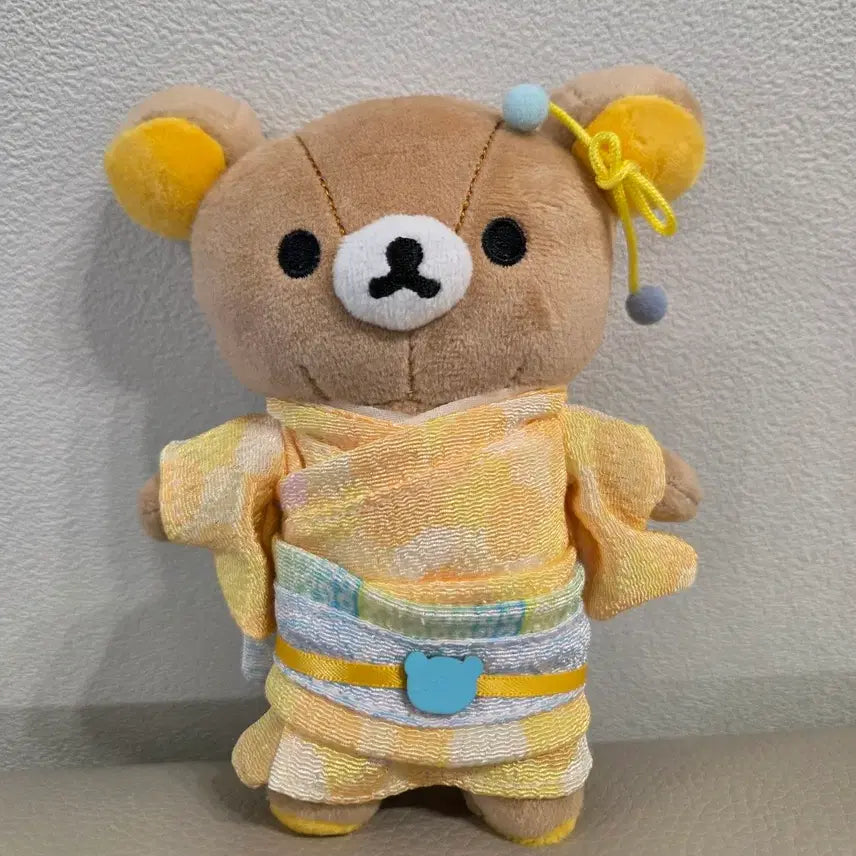 [BUNJANG] Rilakkuma Yukata Doll Keychain / 유카타 리락쿠마 인형 키링