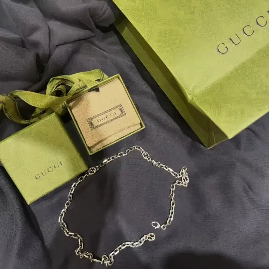 [BUNJANG] Gucci Silver Chain Necklace / 구찌 체인 목걸이 은색