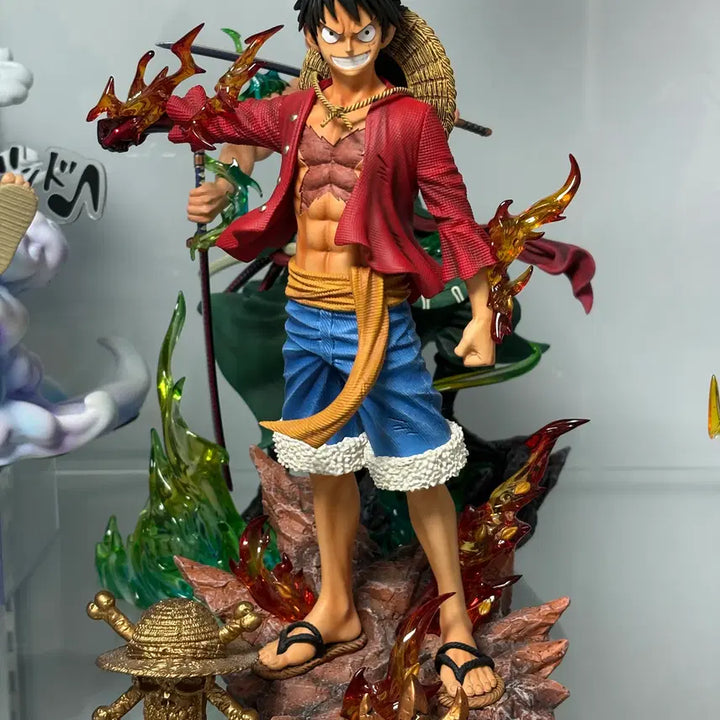 [BUNJANG] One Piece Luffy Figure 2 Years Later Ver. POP Scale Resin / 초급처 땡처리 원피스 레진 lx 루피 피규어 2년 후 ver POP 스케일