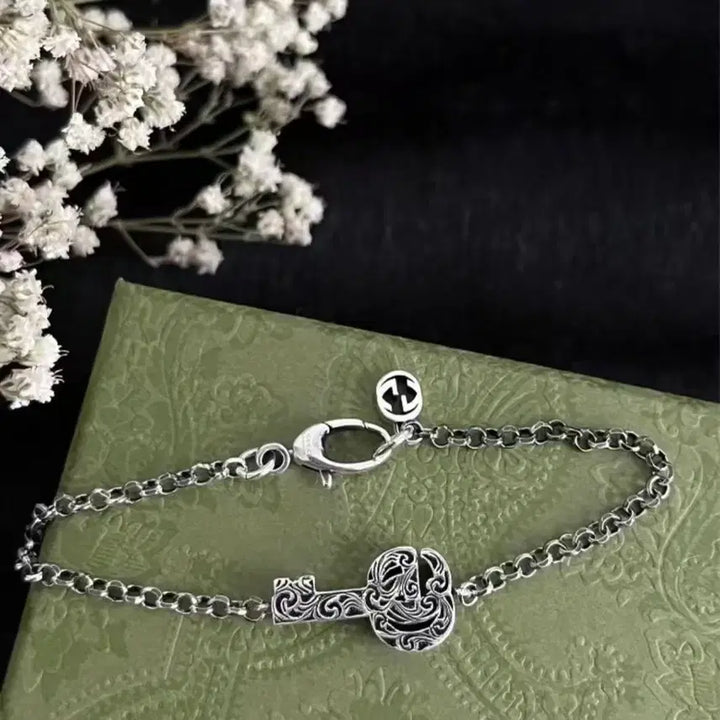 [BUNJANG] Gucci Key Necklace Silver 925 / 구찌 키 목걸이 실버 18