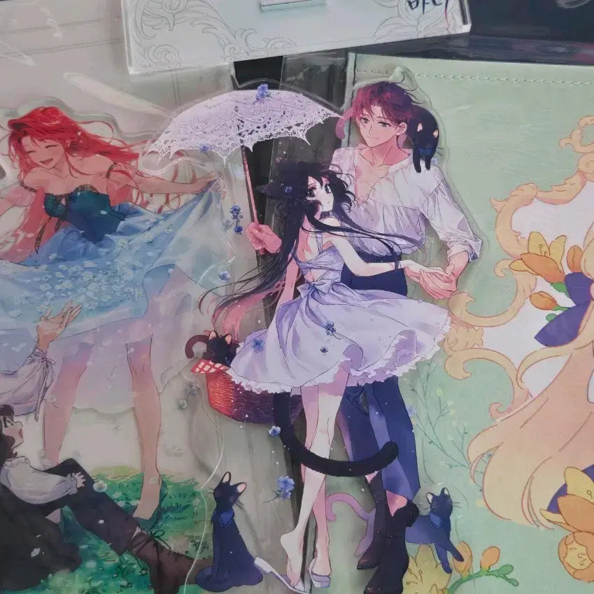 [BUNJANG] My Witch Acrylic Stands (Phillippa, Lily) &amp; Book Sleeve Bundle Set (Unsealed) / 나의마녀 아크릴 2종(필리파,릴리), 북슬리브(미개봉) 일괄