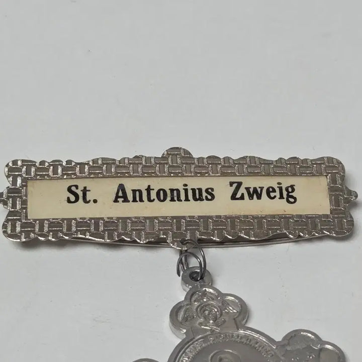 [BUNJANG] 1930s Catholic Cross Badge Emblem - Secular Franciscan Order / 1930년대에 제작된 가톨릭 십자가 뺏지 휘장