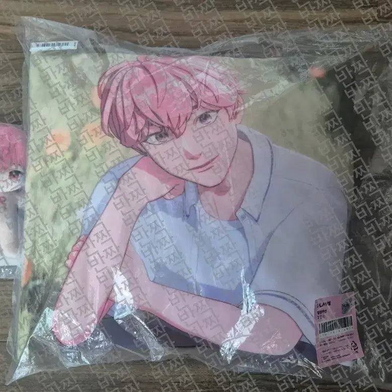 [BUNJANG] PlaYeLeX Aniple Plus Cushion Bundle Set &amp; Unofficial "Bamnyang" Plush / 플레이브 애니플러스 쿠션+비공식 인형 밤냥 일괄양도