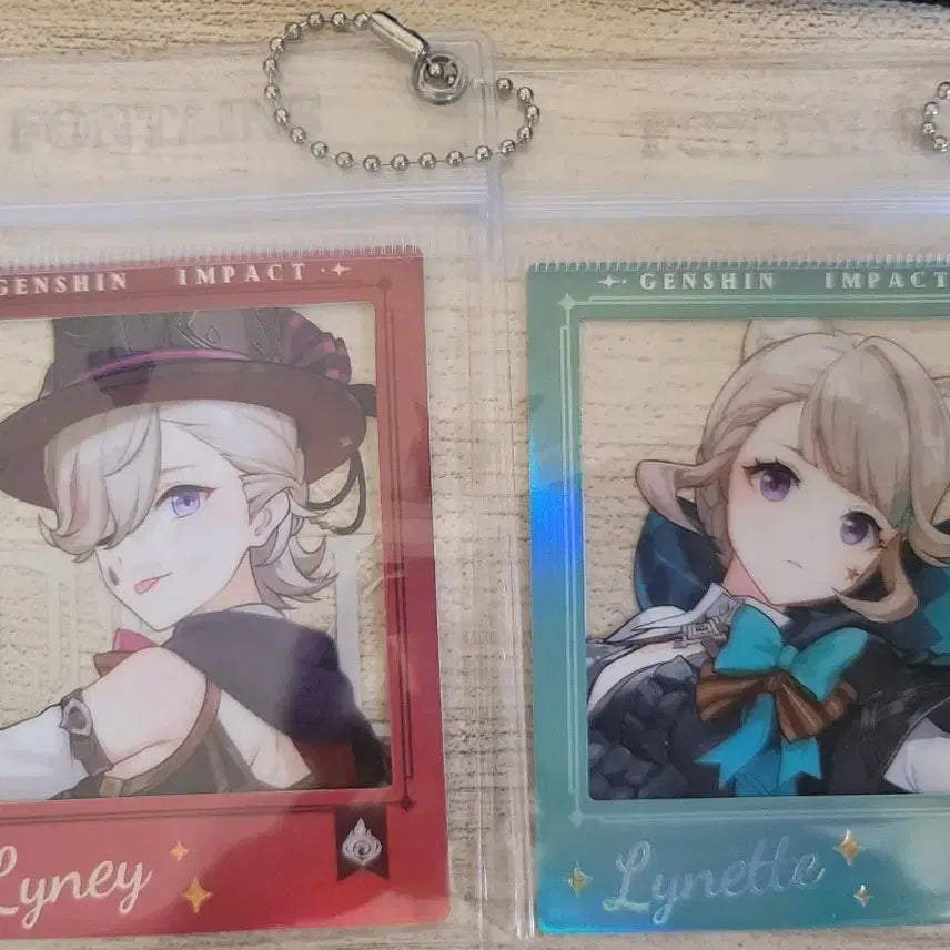 [BUNJANG] Genshin Impact Linney &amp; Lynette Coaster Bundle / 원신 카페 리니 리넷 코스터 일괄 판매