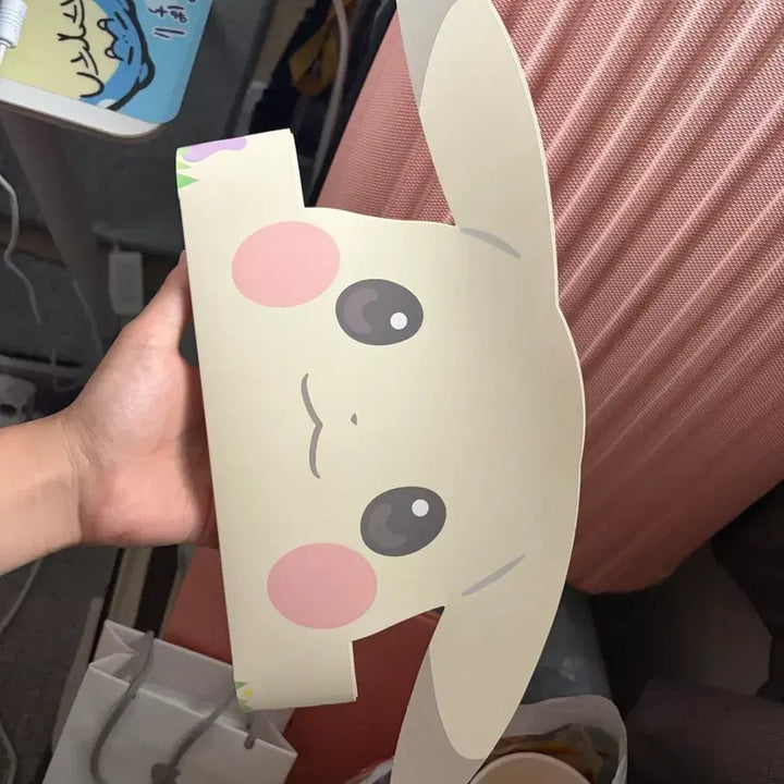 [BUNJANG] Pokemon Paper Hat &amp; Ball Pouch Bundle Set / 일괄)포켓몬스터 창백 카츄 종이 모자 &amp; 포켓몬 볼 파우치