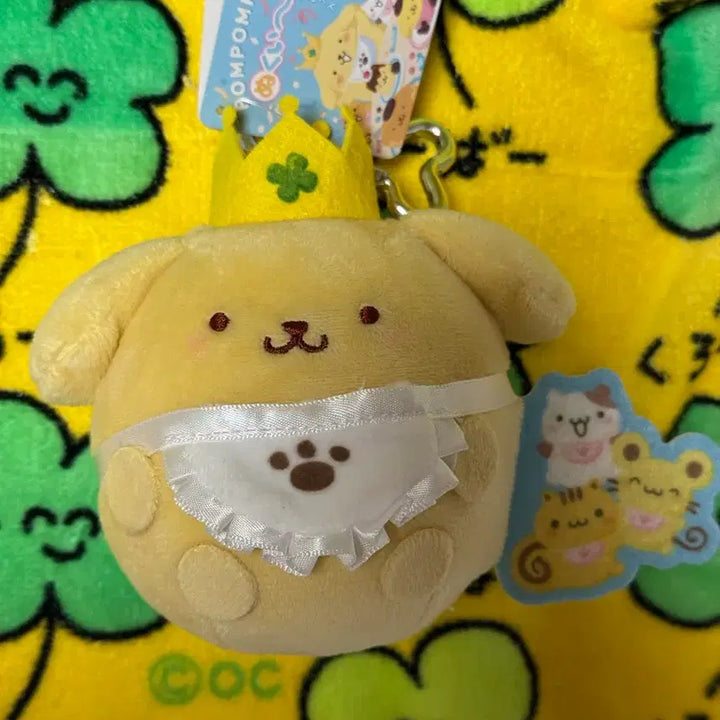 [BUNJANG] Pompompurin Birthday Series Crown Plush / 폼폼푸린 생일시리즈 왕관 마코