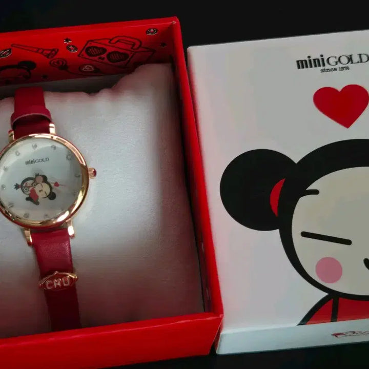 [BUNJANG] Puca Mini Gold Wristwatch / 뿌까 미니골드 손목시계