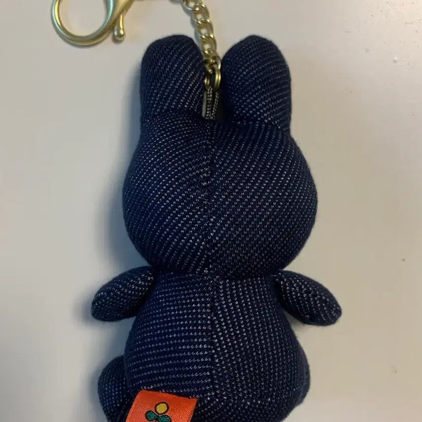 [BUNJANG] Miffy Denim Plush Keychain / 미피 데님 인형 키링