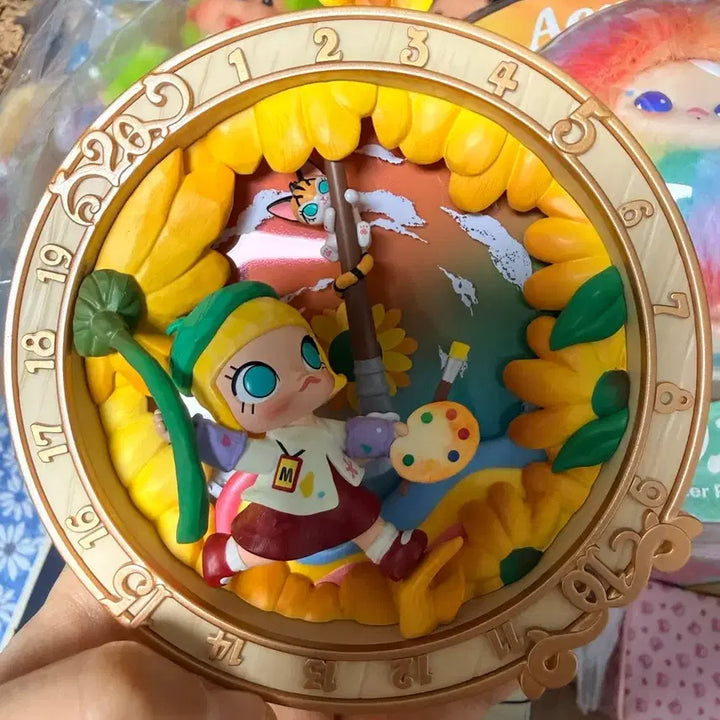 [BUNJANG] POP MART Molly 20th Anniversary Time Wheel Figure Ornament / 팝마트 몰리 20주년 타임휠 피규어 오너먼트