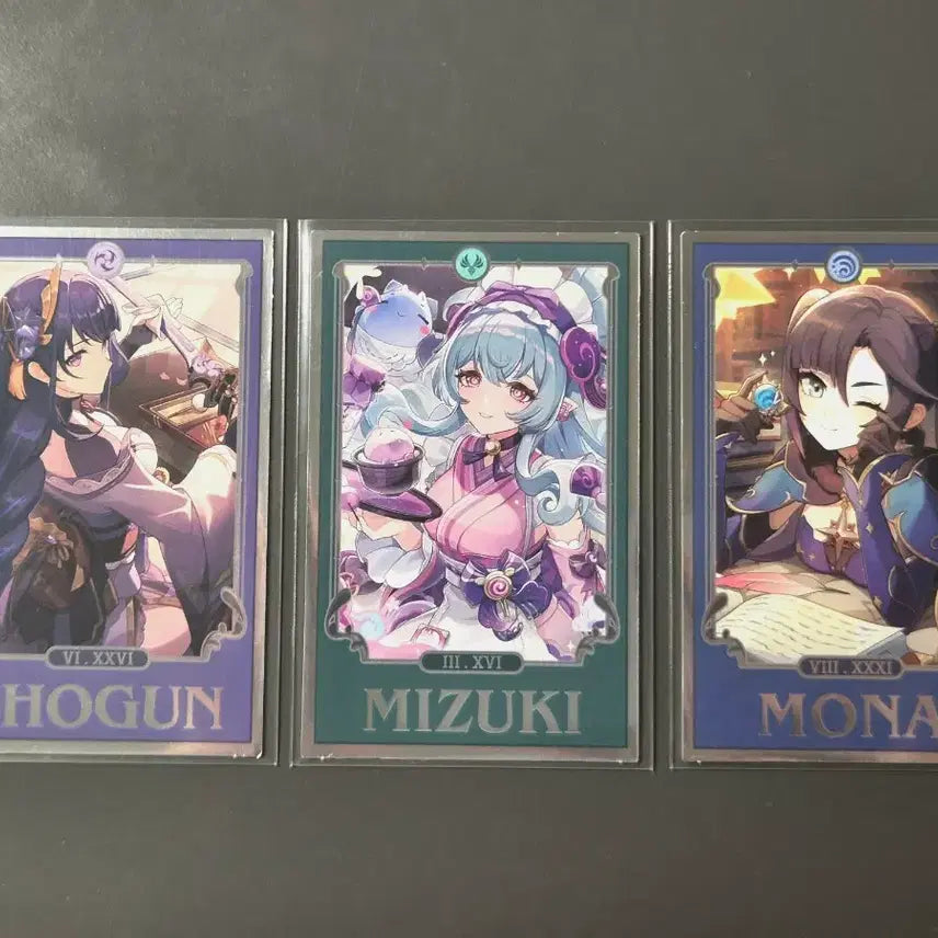 [BUNJANG] Hoyolab 2025 Zodiac Raiden Shogun, Mizuki, Mona Bundle Set / 8.1까지 급전) 호요랜드 2025 점괘 라이덴 쇼군 미즈키 모나