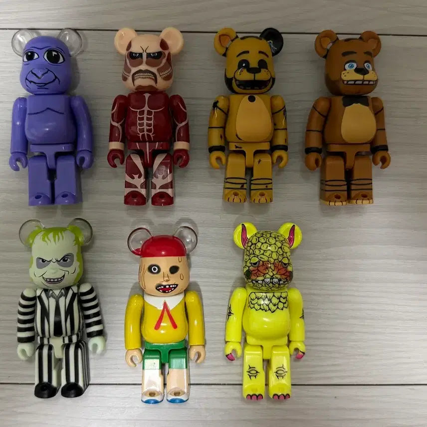 [BUNJANG] Bearbrick Horror Artist Series 7 Trading Cards / 베어브릭 호러 아티스트 등 7종 카드 O