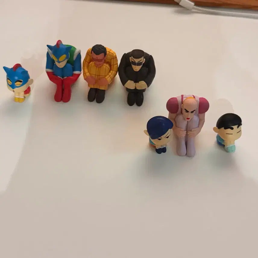 [BUNJANG] Crayon Shin-chan 7-Piece Figure Set / 짱구 언제오려나 피규어 7개 일괄