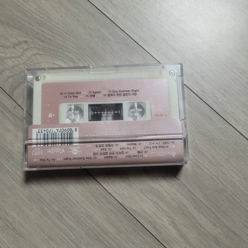 [BUNJANG] Jewelry 2nd Album Again Cassette Tape / 쥬얼리 2집 AGAIN 카세트 테이프 앨범