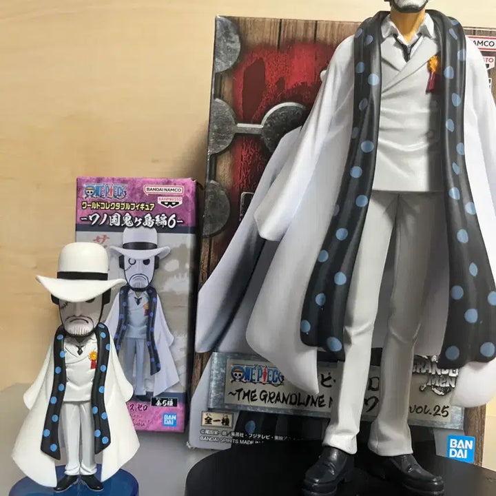 [BUNJANG] One Piece CP0 Rob Lucci Figure Set / (세트)CP0 로브루치 피규어, 미니 CP0 로브루치 피규어