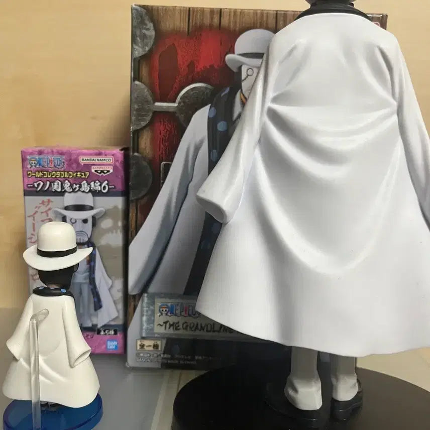 [BUNJANG] One Piece CP0 Rob Lucci Figure Set / (세트)CP0 로브루치 피규어, 미니 CP0 로브루치 피규어