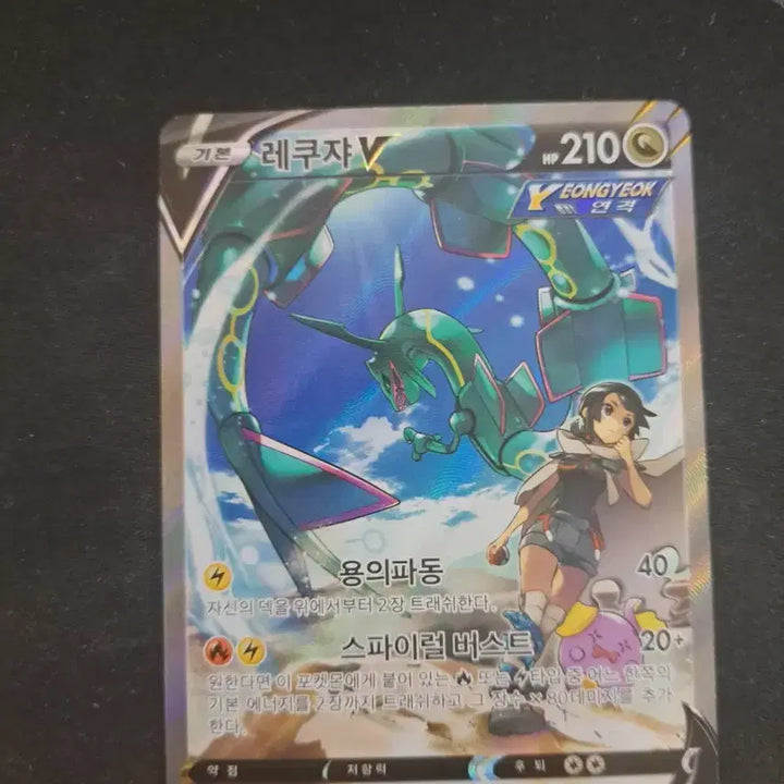 [BUNJANG] Rayquaza V Full Art / 레쿠쟈 V 특일 급처