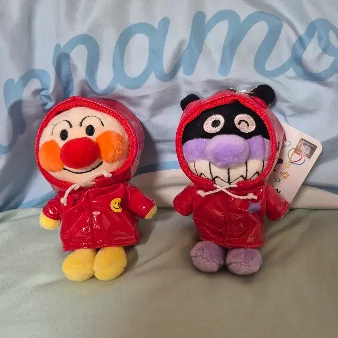 [BUNJANG] Anpanman Baikinman Raincoat Keyring / 호빵맨 세균맨 우비키링 새상품