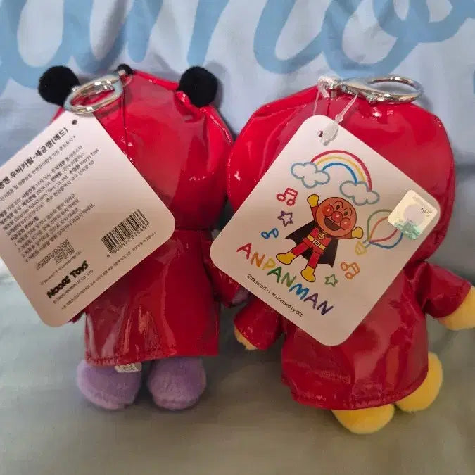 [BUNJANG] Anpanman Baikinman Raincoat Keyring / 호빵맨 세균맨 우비키링 새상품