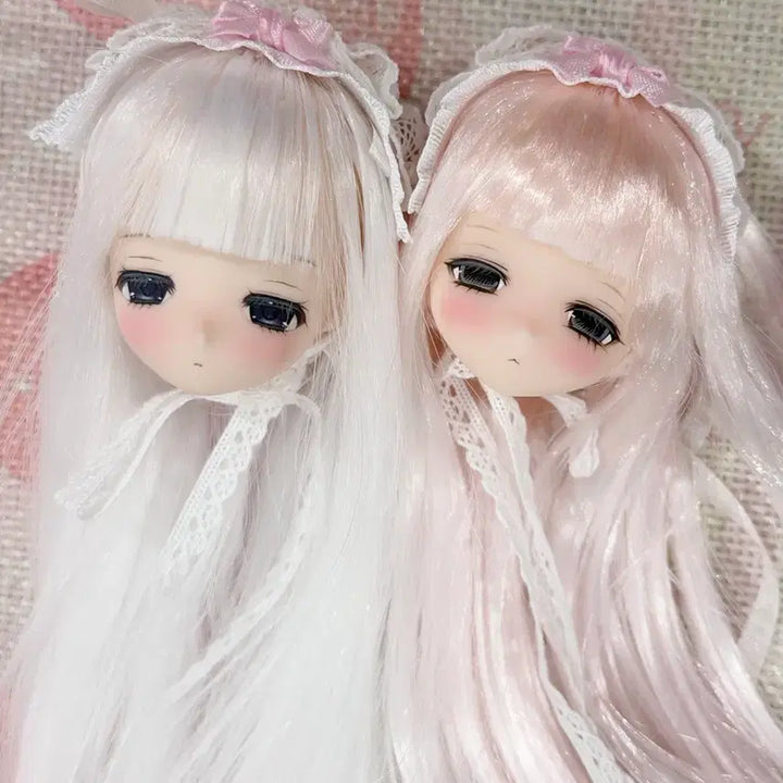 [BUNJANG] Repainted Obitsu Head with Rooted Hair / 식모+리페인팅 육일 헤드