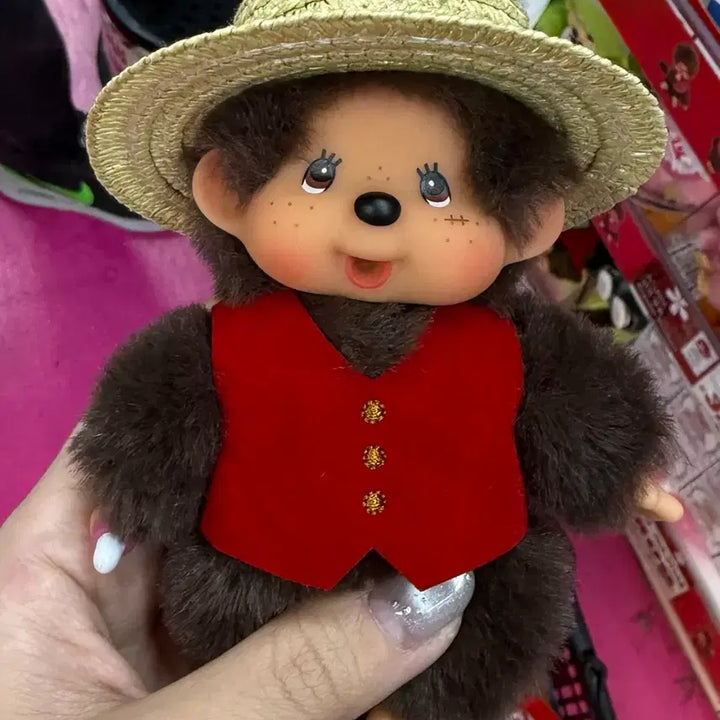 [BUNJANG] Monchhichi One Piece Collaboration Monkey D. Luffy / 몬치치 넷플릭스 원피스 콜라보 루피