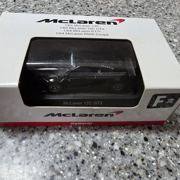 [BUNJANG] McLaren 12C GT3 1/64 Scale Model Car - Black / 맥라렌 12C GT3 1/64 모델카 블랙