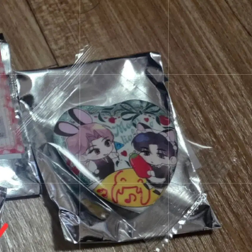 [BUNJANG] Soft Night Heart Character Badge / 밤은부드러워라 캔뱃지